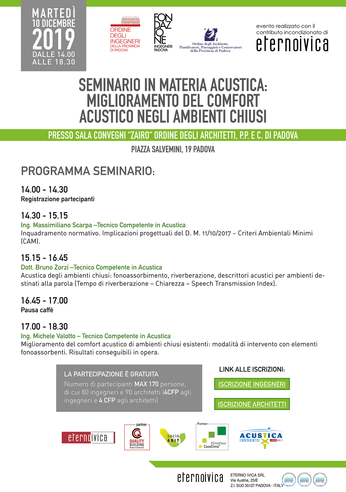 seminario in acustica